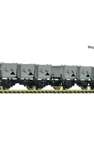 Produit De Marque Coffret de 2 wagons porte-conteneurs, CFF - Fleischmann 6660154 - N 1/160 - SBB - Ep III-IV - 2R